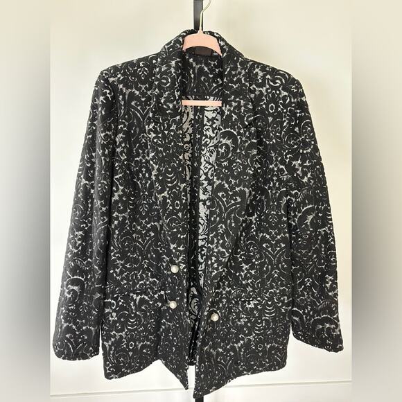 Free press textured blazer jacket. Size L - Picture 2 of 10